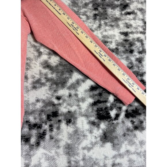 LL Bean Traditional Fit Sweatshirt Mens Size Medium Salmon Pink Full Zip Pockets - Picture 8 of 14